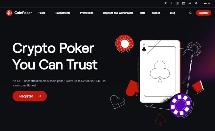 CoinPoker casino zonder vergunning