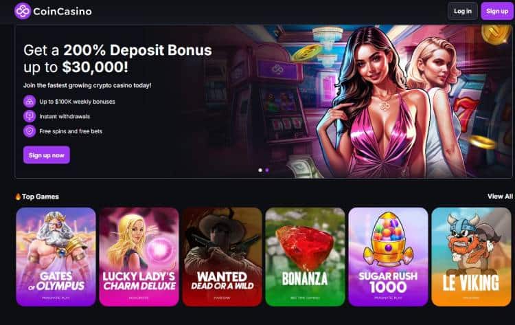 CoinCasino nieuw online casino